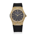 EON 1962 Moissanite Ronda 505 with Date Swiss Movement Ladies Watch in ION Plated YG Stainless Steel 3.00 ctw - Sticky add to cart bar