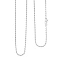 Sterling Silver Rope Necklace 22 Inches 5.9 Grams - Sticky add to cart bar