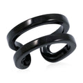 Calvin Klein ION Plated Black Stainless Steel Ring (Size 6.0) - Sticky add to cart bar