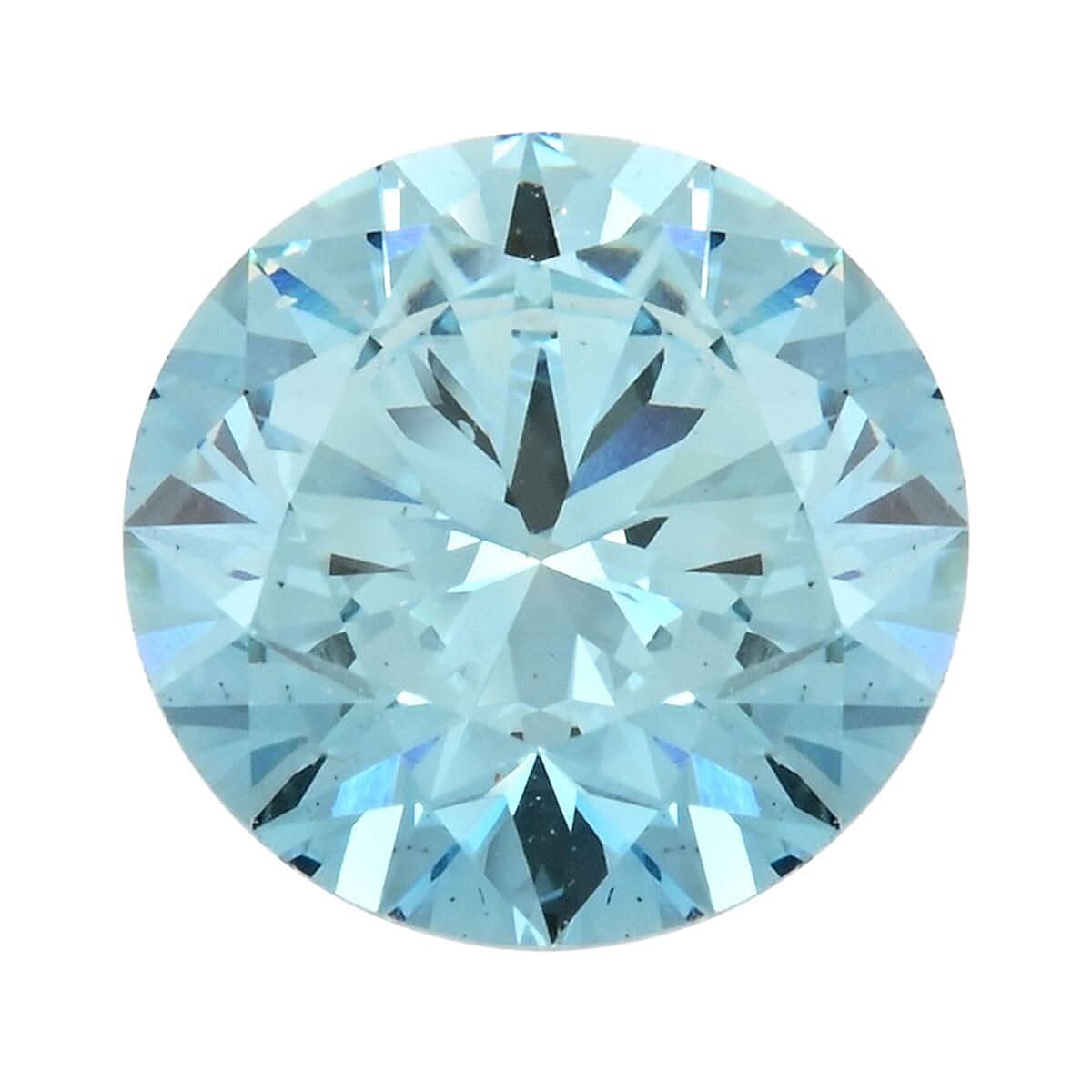 Luxuriant Lab Grown Blue Diamond (Round) (SI1) (IR) 1.00 ctw