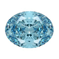 Cheryl Pick Luxuriant Lab Grown Blue Diamond (Oval) (SI1) (IR) 3.00 ctw - Sticky add to cart bar
