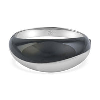 Calvin Klein ION Plated Black Stainless Steel Empathic Bangle Bracelet (6.00 In)