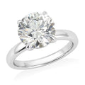 14K White Gold Luxuriant Lab Grown Diamond (G, VS) Ring (Size 10.0) 3.00 ctw - Sticky add to cart bar