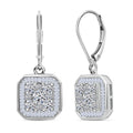 Luxuriant Lab Grown Diamond Earrings in Rhodium Over Sterling Silver 2.00 ctw - Sticky add to cart bar