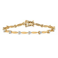 EverTrue Moissanite Bracelet in 18K YG Plated (7.25 In) 1.10 ctw - Sticky add to cart bar