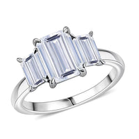 14K White Gold Luxuriant Lab Grown Diamond(G VS2) Ring (Size 10.0) (4 g) 3.08 ctw