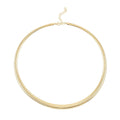 Italian 10K Yellow Gold Graduated Mesh Collier Chain Necklace (18-20 Inches) (3.69 Grams) - Sticky add to cart bar