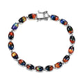 D'Joy Bi Color Ethiopian Welo Opal Bracelet in 18K Vermeil YG and Rhodium Over Sterling Silver (6.50 In) 8.90 ctw - Sticky add to cart bar