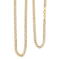 10K Yellow Gold Miami Cuban Chain Necklace (24 Inches) (3.7mm, 7.4 Grams) - Sticky add to cart bar