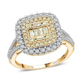 Natural Yellow and White Diamond G VS 1.00 ctw Ring in 14K Yellow Gold (Size 10.0) - Sticky add to cart bar