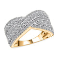 Luxuriant Lab Grown Diamond (G VS) Ring in 14K YG Over Sterling Silver (Size 10.0) 1.50 ctw - Sticky add to cart bar