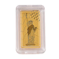 24K Yellow Gold 3D Statue of Liberty Emboss Bar (10x20x0.23mm) 1gram - Sticky add to cart bar