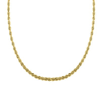 10K Yellow Gold 5mm Rope Chain Necklace 26 Inches 9.70 Grams