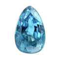 AAAA Cambodian Blue Zircon (Pear Free Size) 4.00 ctw - Sticky add to cart bar