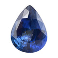Certified and Appraised AAAA Ceylon Blue Sapphire (Pear Free Size) 1.25 ctw - Sticky add to cart bar