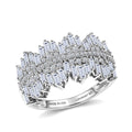 Luxuriant Lab Grown Diamond Regal Ring in Silver - Sticky add to cart bar