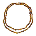 Brown Popcorn Agate Beaded Endless Necklace (36 Inches) 235.00 ctw - Sticky add to cart bar