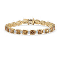 D'Joy Premium Marialite, Moissanite Bracelet in 18K Vermeil YG Over Sterling Silver (6.50 In) 16.25 ctw - Sticky add to cart bar