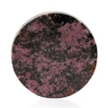 Rhodonite Round Plate -Small 713ctw - Sticky add to cart bar