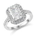 950 Platinum Luxuriant Lab Grown Diamond Ring - Sticky add to cart bar