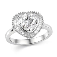 950 Platinum Luxuriant Lab Grown Diamond (E-F, VS) Ring (Size 6.0) (6.50 g) 2.50 ctw