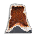 Home and Office Decor Citrine Geode on Wooden Base (280 lbs) - Sticky add to cart bar