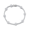 Luxuriant Lab Grown Diamond G SI 6.00 ctw Bracelet in Sterling Silve (7.50 In) - Sticky add to cart bar