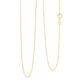 18K Yellow Gold Box Chain Necklace (16 Inches) (1.1 Grams) - Sticky add to cart bar