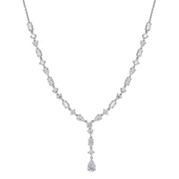 D'Joy Moissanite Necklace (18-20 Inches) in 18K Vermeil YG Over Sterling Silver 10.65 ctw