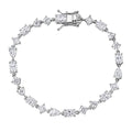D'Joy Moissanite Bracelet in 18K Vermeil YG Over Sterling Silver (7.25 In) 7.80 ctw - Sticky add to cart bar