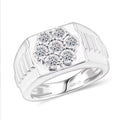 Luxuriant Lab Grown Diamond 0.50 ctw Ring in Sterling Silver - Sticky add to cart bar