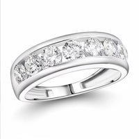 Luxuriant Lab Grown Diamond 2.00 ctw Ring in Sterling Silver