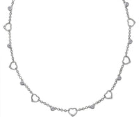 EverTrue Moissanite Necklace (18 Inches) in Platinum Bond 1.00 ctw