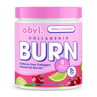 Obvi Collagenic Burn Sugar Free Fat Burner Dietary Powder- Cherry Limeade (4.85oz) Made in US