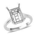 Solitaire Ring in Sterling Silver (Size 8.0) (3.50 g) - Sticky add to cart bar