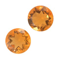 0.63 ctw Round Cut Fire Opal Loose Gemstones (Set Of 2) (5 mm) - Sticky add to cart bar