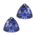 0.74 ctw Trillion Cut Tanzanite Loose Gemstones (Set Of 2) (5 mm) - Sticky add to cart bar