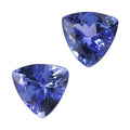 1.22 ctw Trillion Cut Tanzanite Loose Gemstones – AA Grade (Set Of 2) (5.5 mm) - Sticky add to cart bar