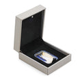 Grey Faux Leather and Black Velvet LED Light Packaging Box - Sticky add to cart bar