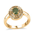 D'Joy Premium Ambanja Demantoid Garnet, Multi Gemstone Ring in 18K Vermeil YG Over Sterling Silver (Size 10.0) 1.50 ctw - Sticky add to cart bar