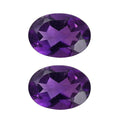 1.15 ctw Oval Cut African Amethyst Loose Gemstone – AAA Grade (Set Of 2) (7x5 mm) - Sticky add to cart bar