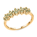 D'Joy Premium Ambanja Demantoid Garnet Ring in 18K Vermeil YG Over Sterling Silver (Size 10.0) 0.65 ctw - Sticky add to cart bar