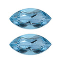 0.77 ctw Blue Topaz Loose Gemstones (Set of 2) - Sticky add to cart bar