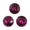 3.57 ctw Round Cut Fuchsia Swarovski Crystal Loose Stone (Set Of 3) (7.25 mm) - Sticky add to cart bar