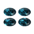 1.54 ctw Oval Cut Indicolite Swarovski Crystal Loose Stone (Set Of 4) (6x4 mm) - Sticky add to cart bar