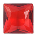 6.22 ctw Square Cut Light Siam Swarovski Crystal Loose Stone (12 mm) - Sticky add to cart bar