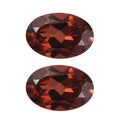 0.94 ctw Oval Cut Mozambique Garnet Loose Gemstone (Set Of 2) (6x4 mm) - Sticky add to cart bar