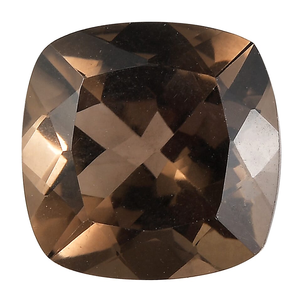 3.40 ctw Cushion Cut Smoky Quartz Loose Gemstone (10x10 mm)