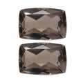 0.85 ctw Cushion Cut Smoky Quartz Loose Gemstone (Set Of 2) (6x4 mm) - Sticky add to cart bar