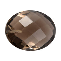 3.00 ctw Oval Cut Smoky Quartz Loose Gemstone (10x8 mm)